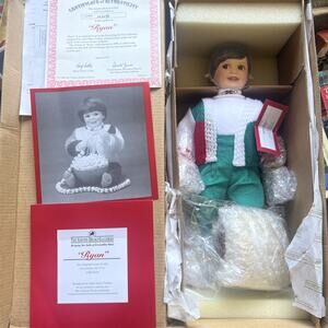 RARE ASHTON DRAKE RYAN 15" LIMITED EDITION DOLL MIB + Accessories!